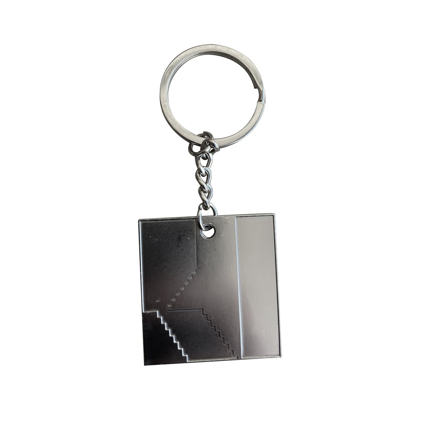 Stairs Metal Keychain