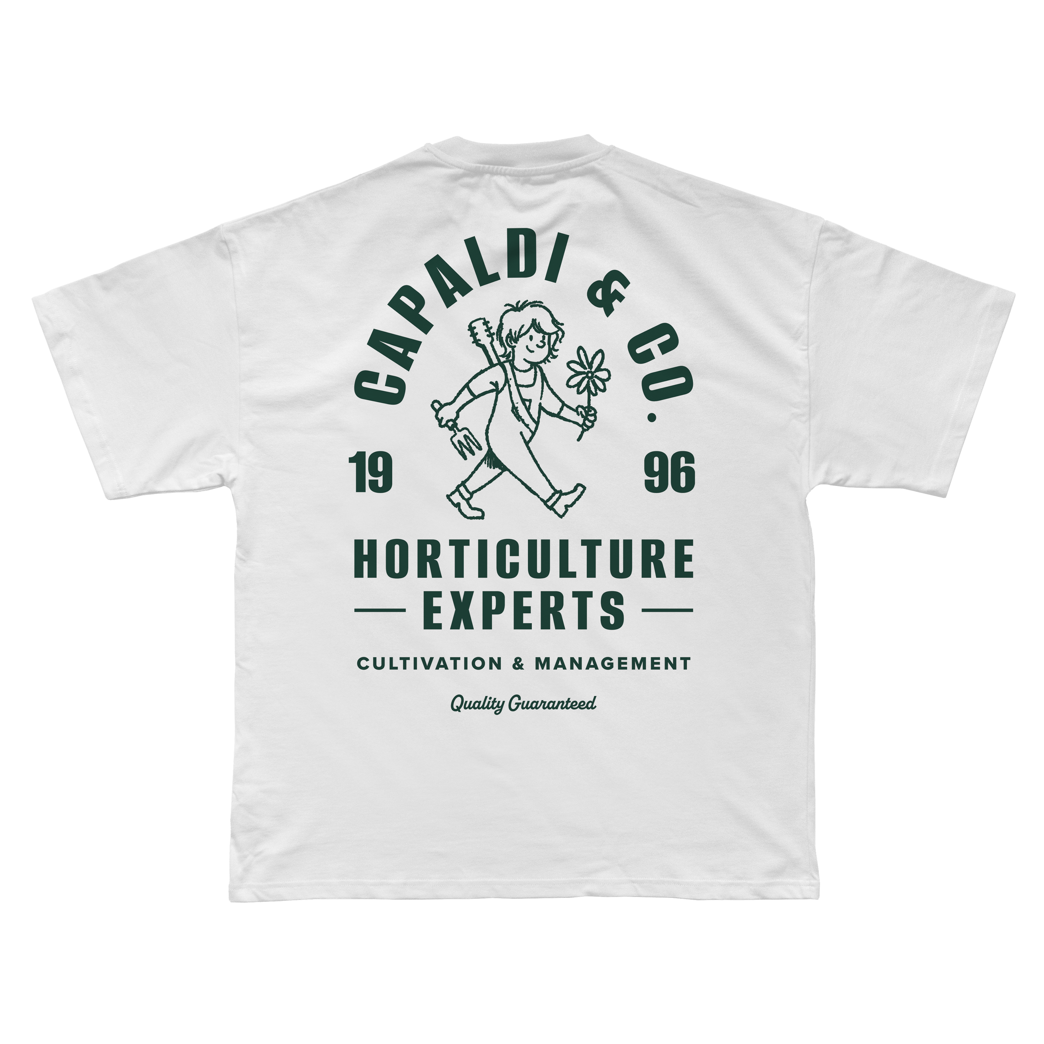 Capaldi & Co. White Tee