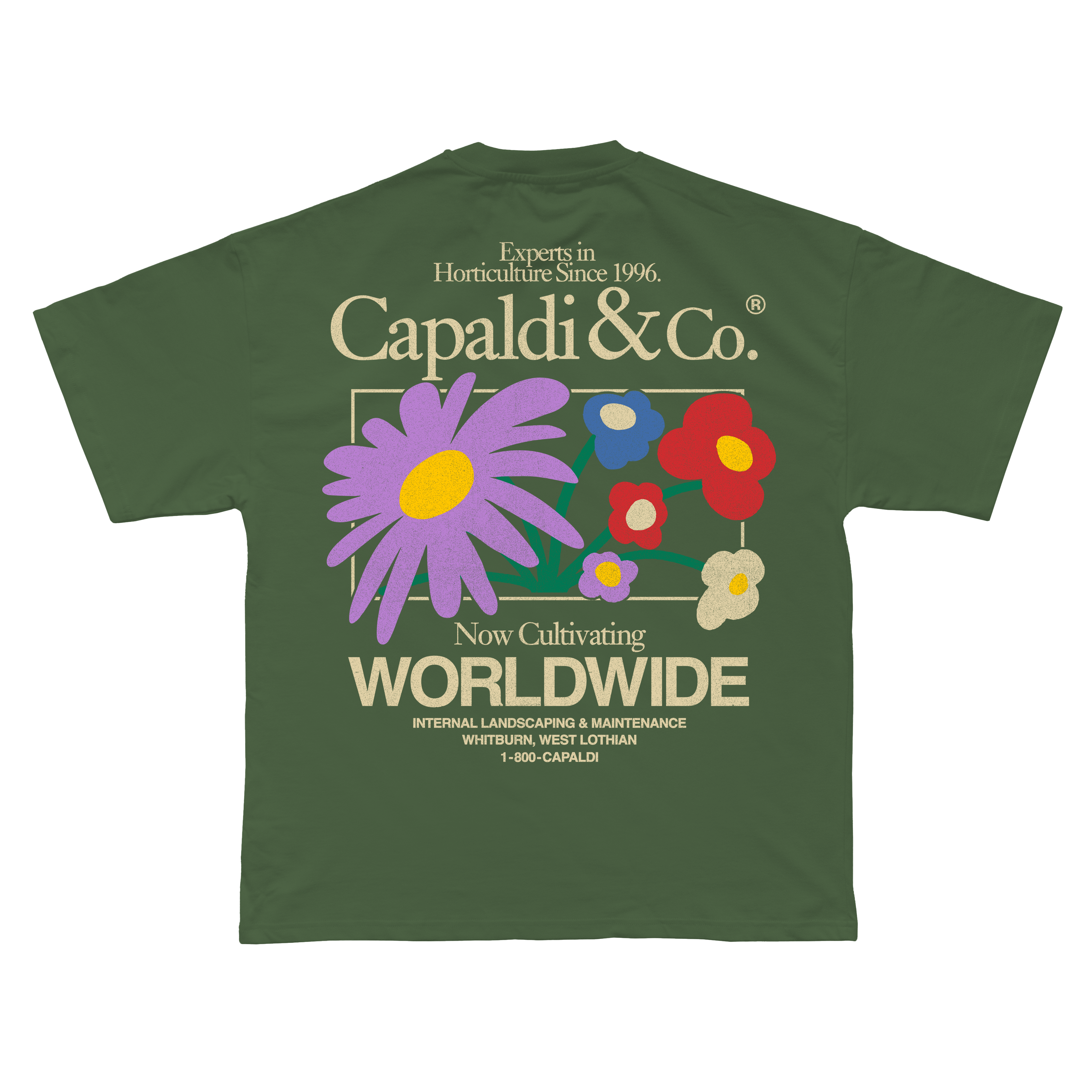 Capaldi & Co Flower Pot T-Shirt