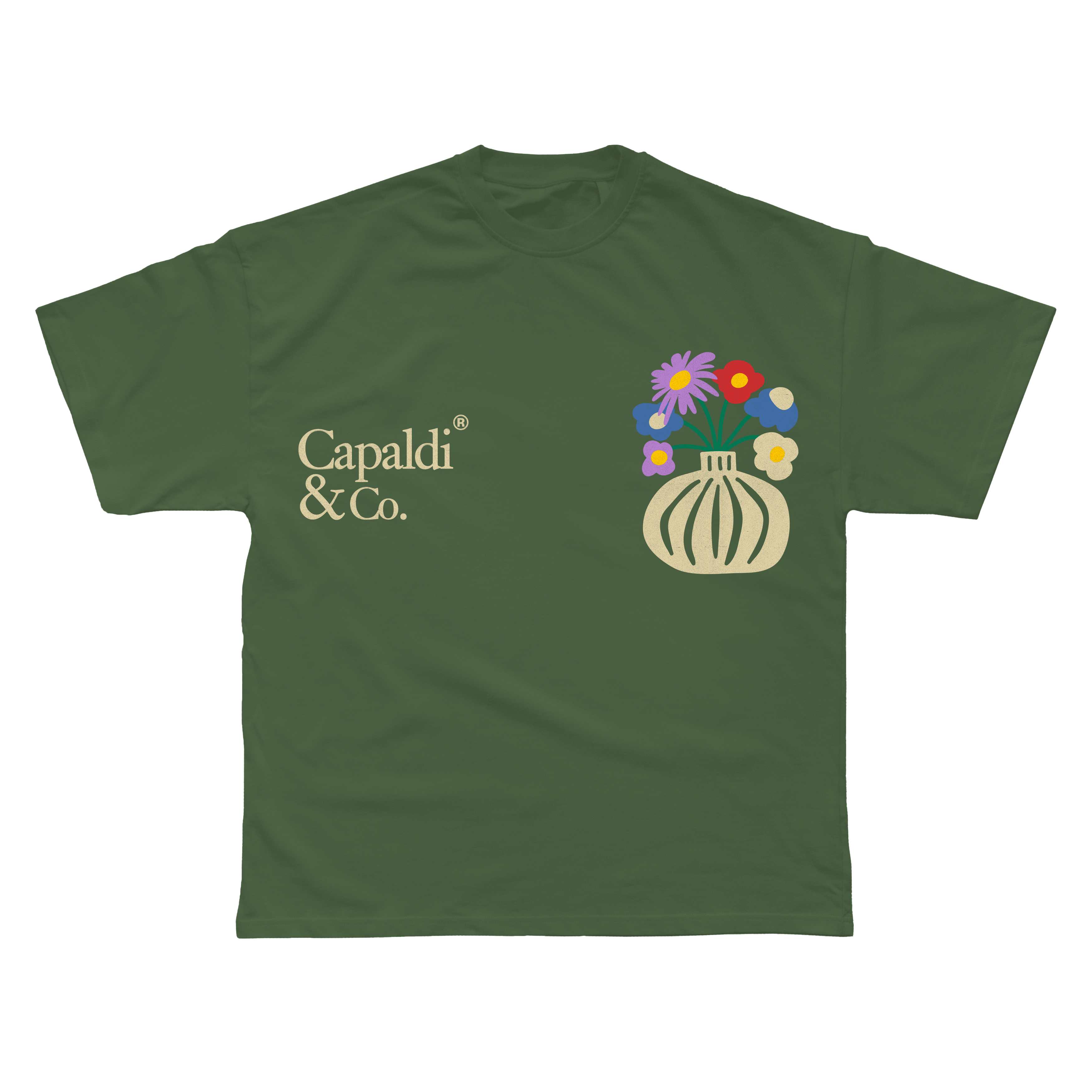 Capaldi & Co Flower Pot T-Shirt