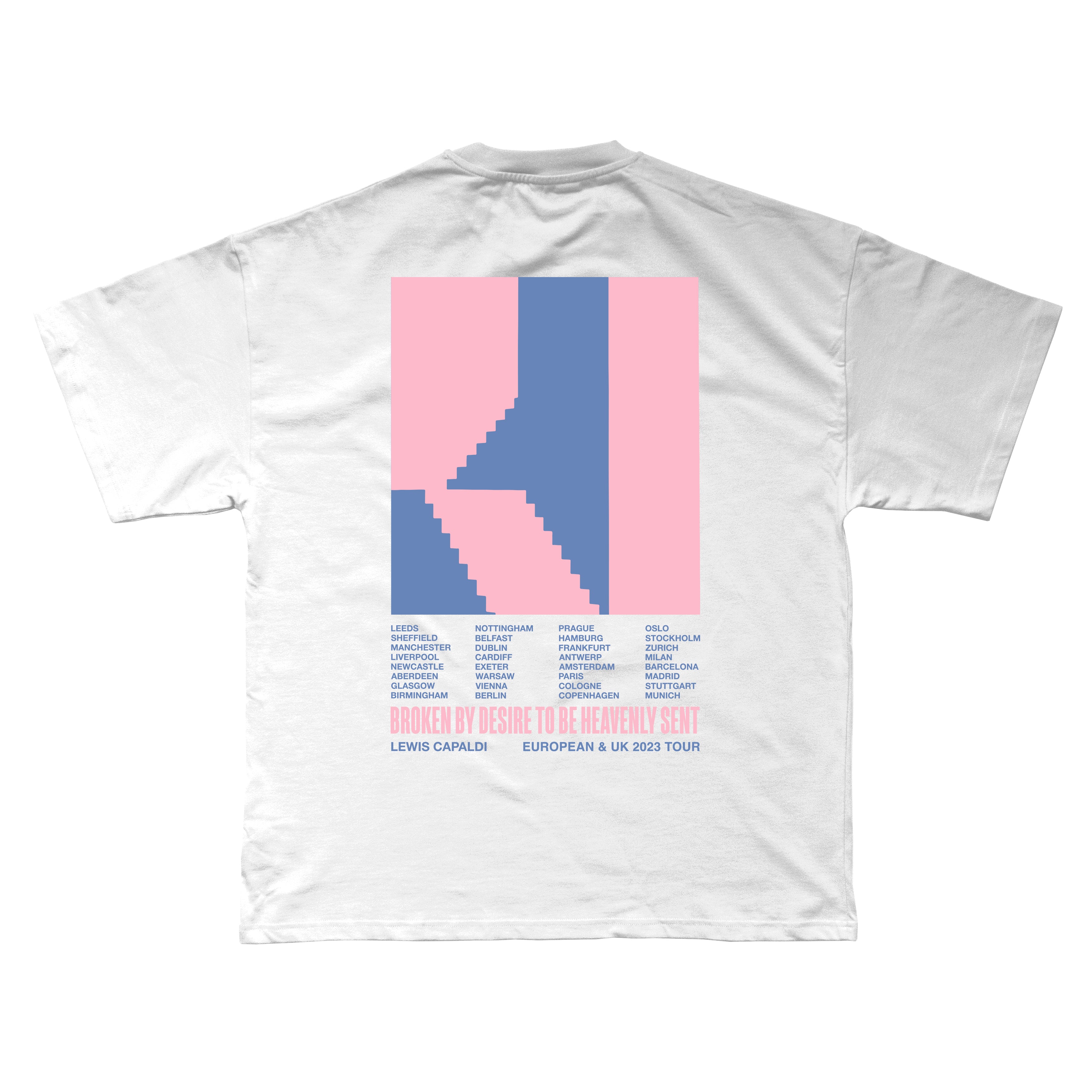 White Dateback Tour Tee